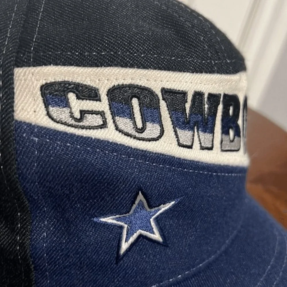🏈🏈 True Vintage DALLAS COWBOYS Early‎ 90's NFL Pro Player Snapback Hat - EUC